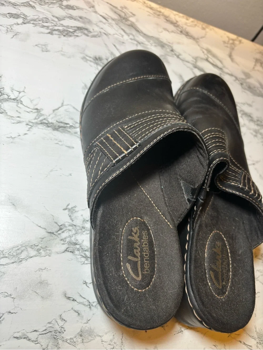 Women’s Black Slip-On Clogs